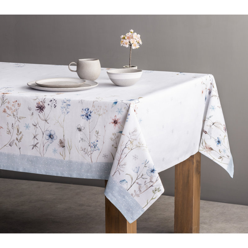 Maison d' Hermine Rectangular Floral Easter Tablecloth & Reviews Wayfair